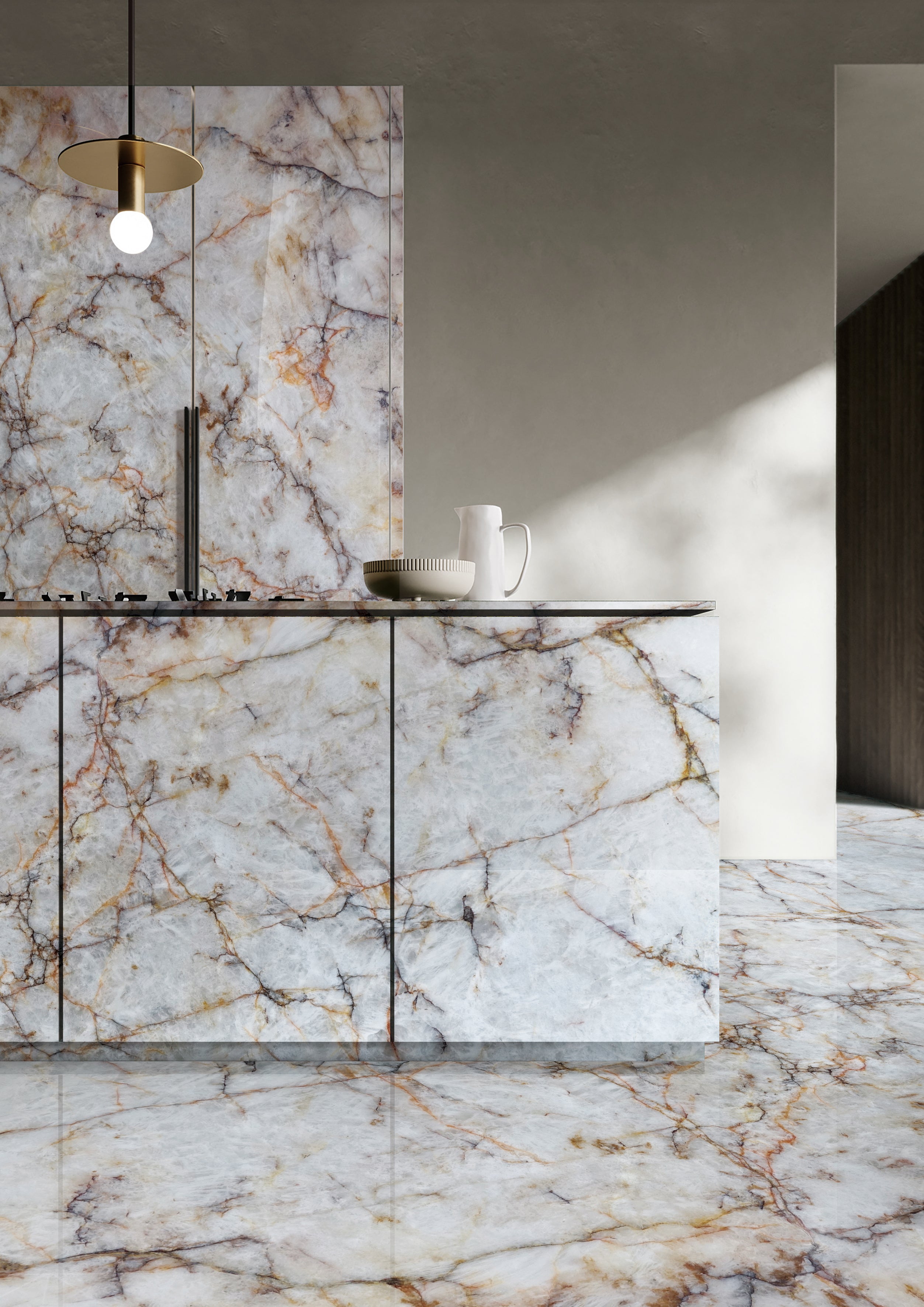 AURORA GOLD 2CM QUARTZITE