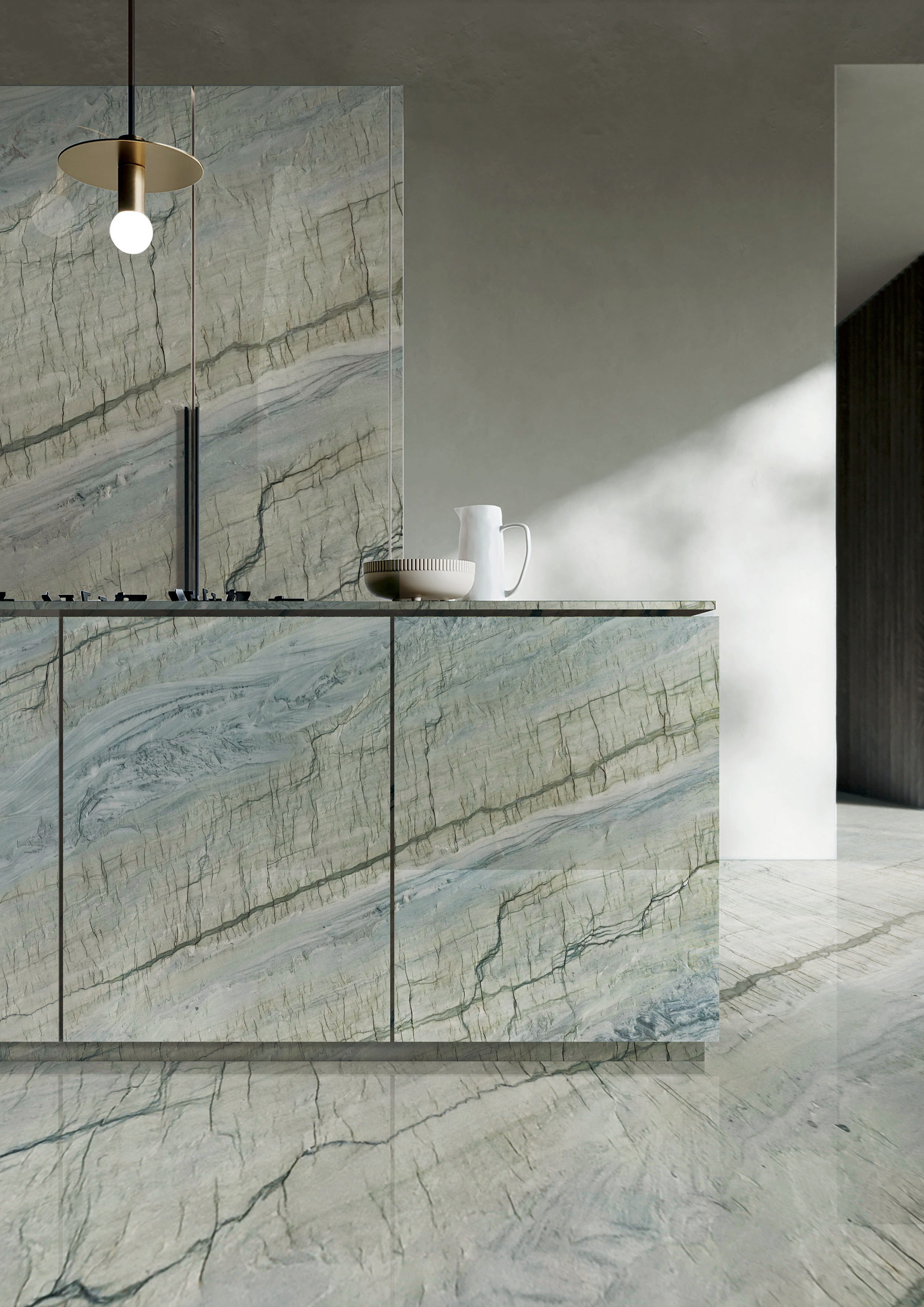 OCEAN BLUE 2CM QUARTZITE