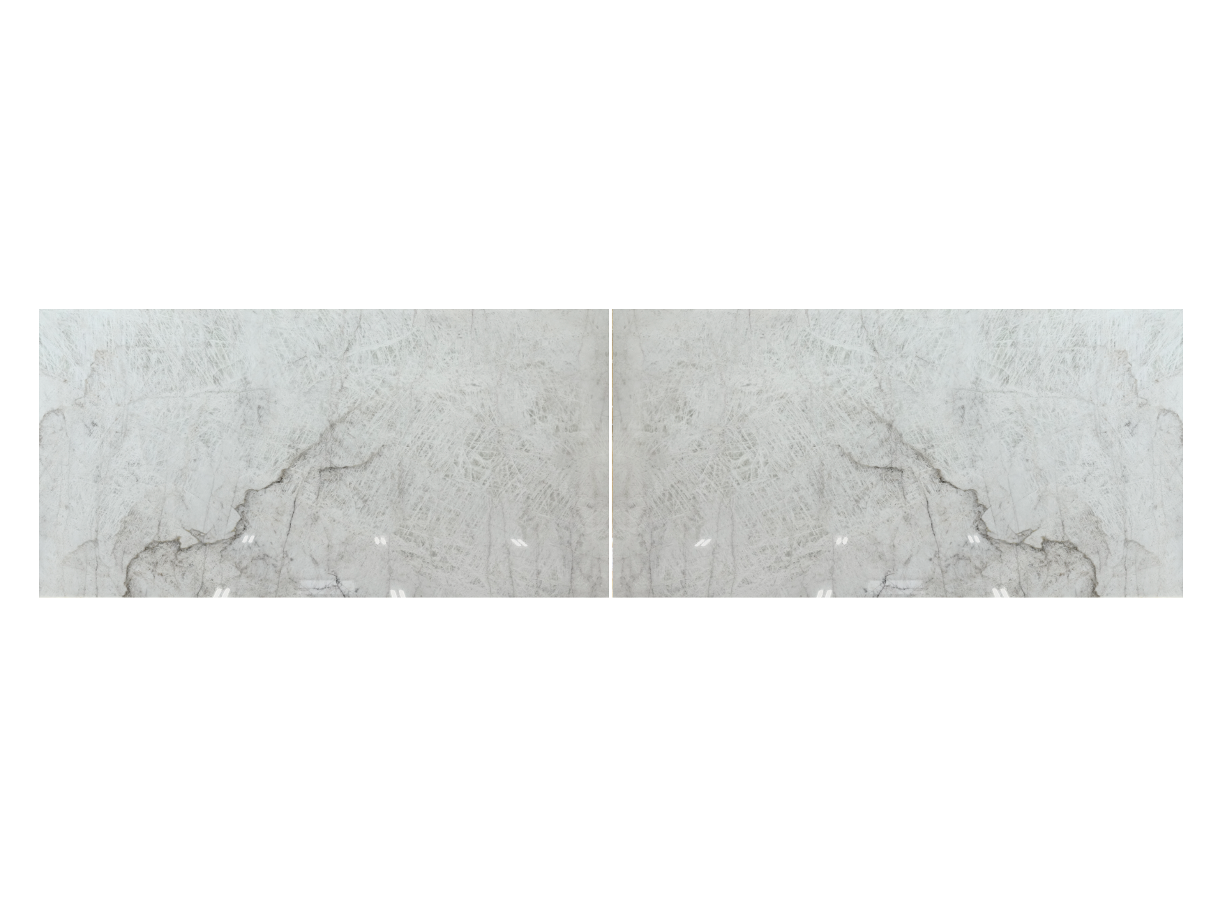 CRISTALLO / BIANCO LUNA 2CM QUARTZITE