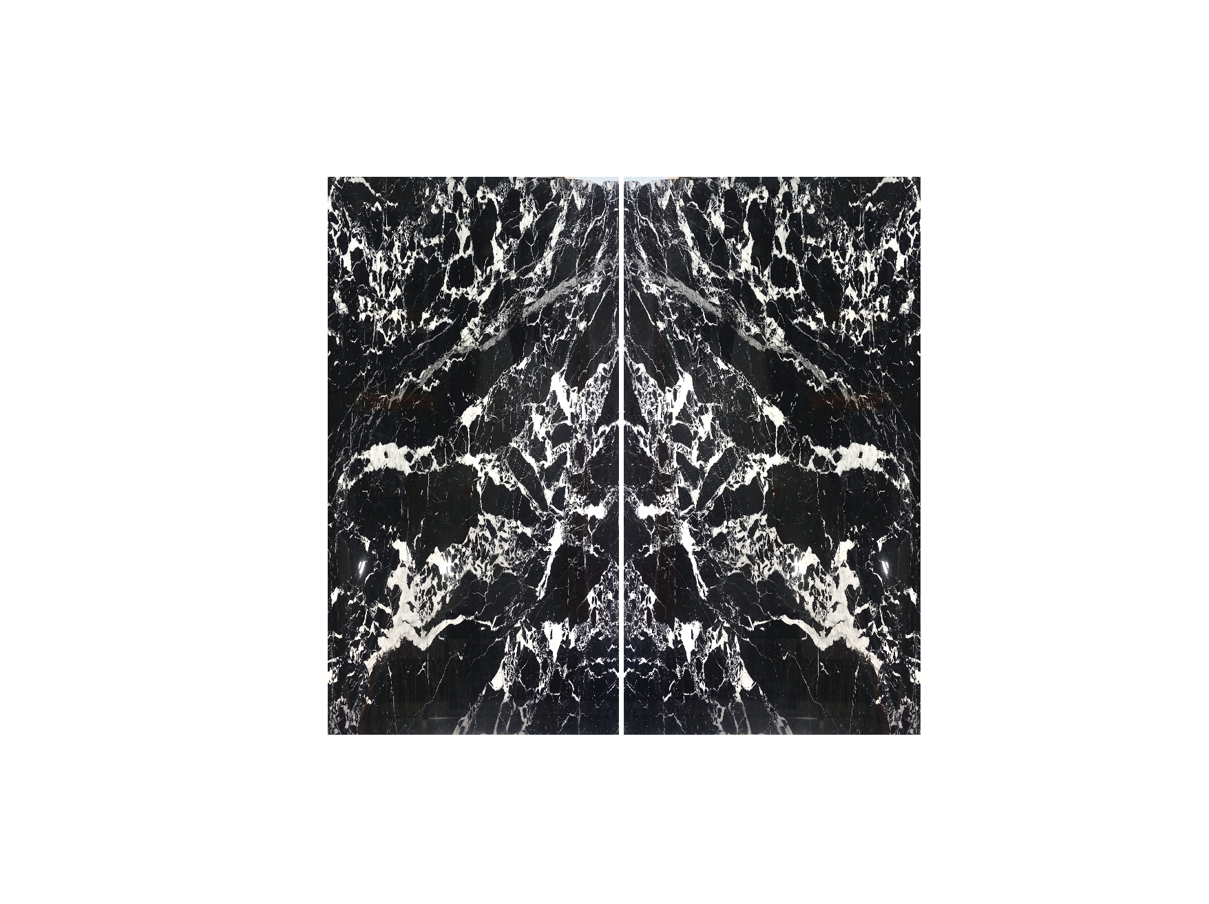 MARMO NERO BIANCO 2CM