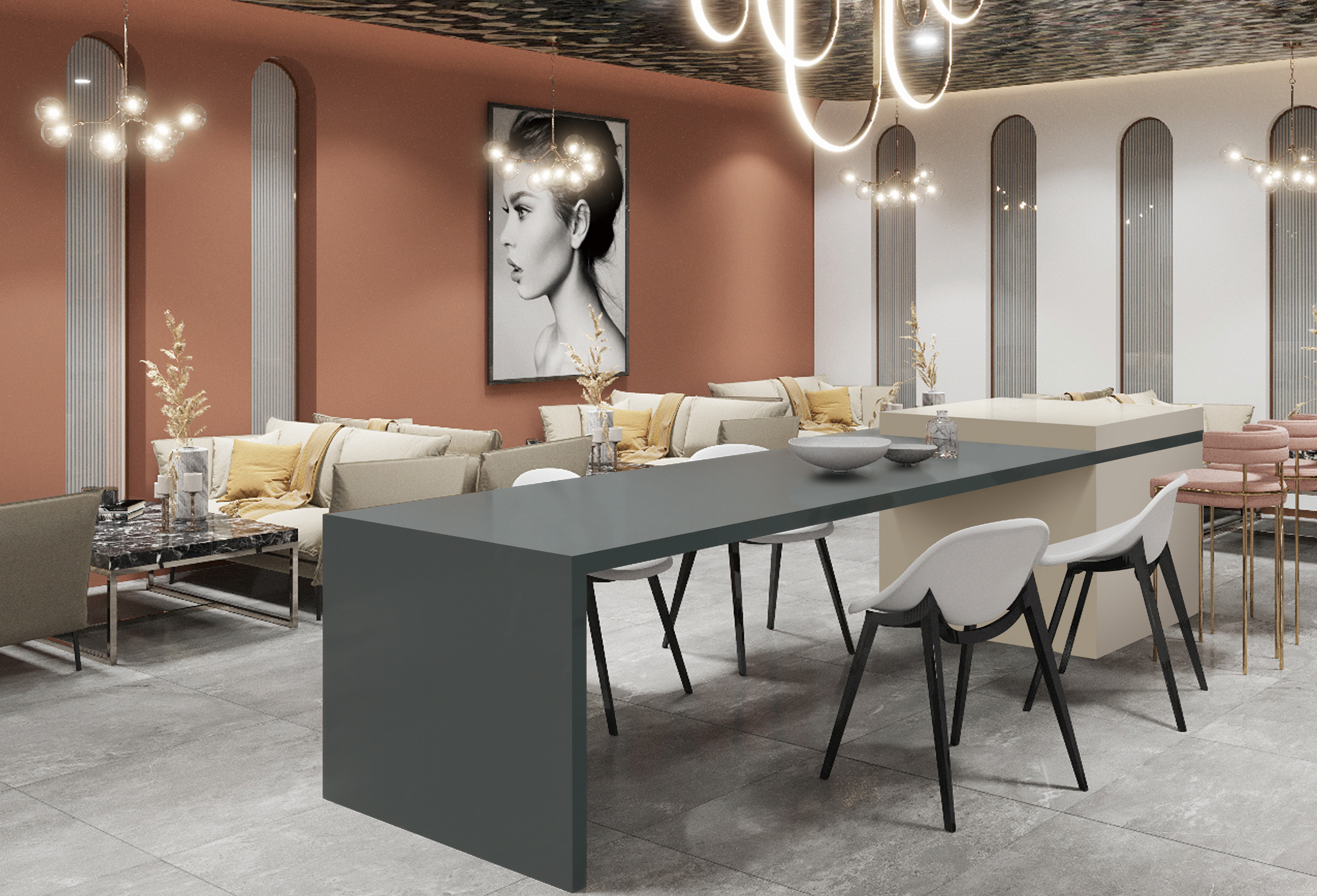 LIDO QUARTZ IRON GREY HONED LQ722