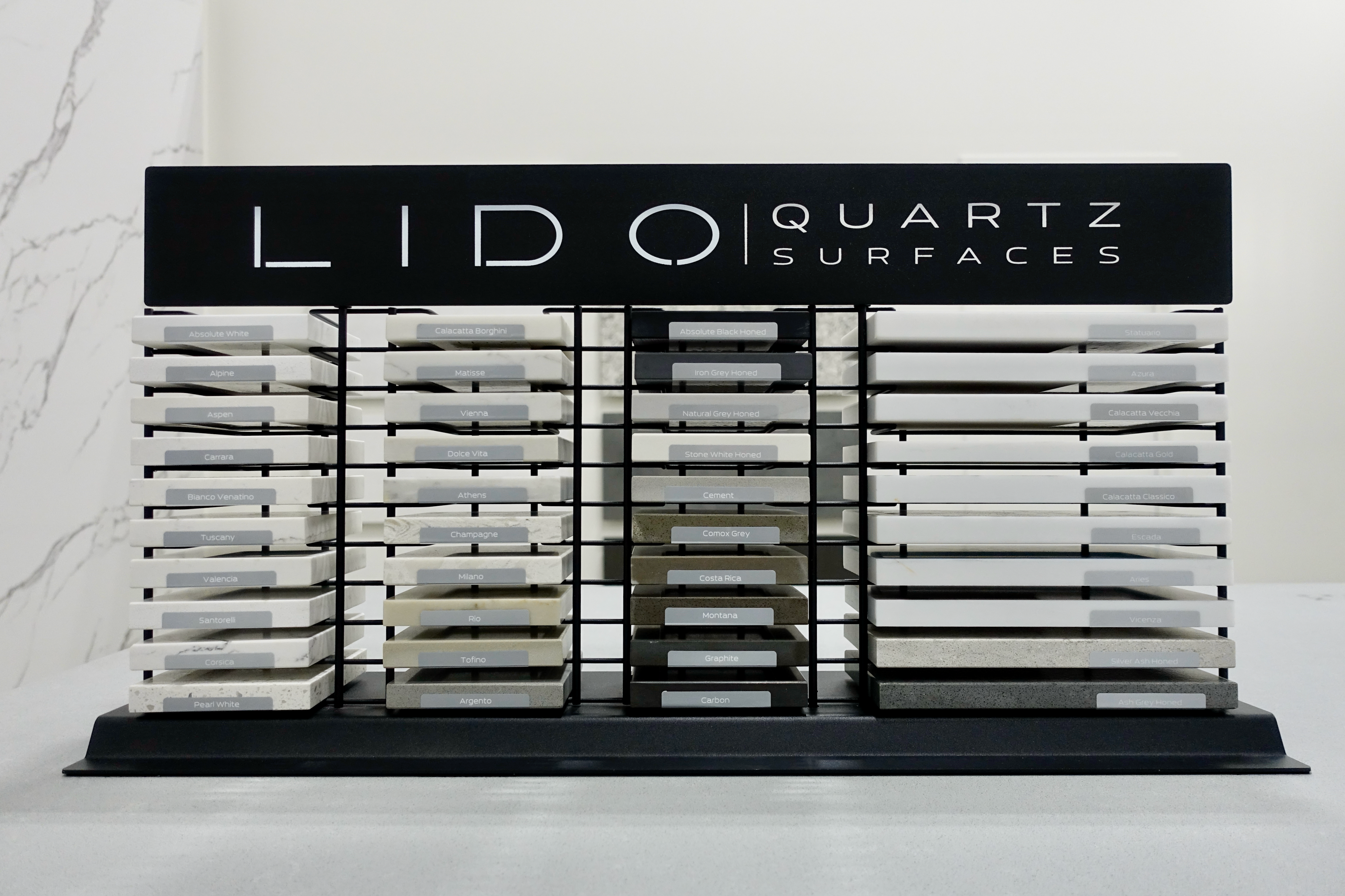 LIDO QUARTZ | SAMPLE DISPLAY RACK